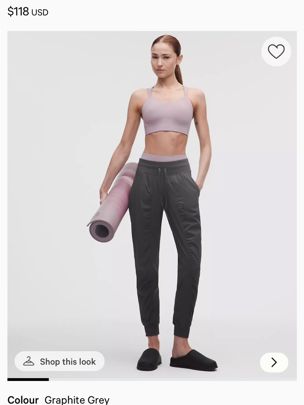 Lululemon Dance Studio Mid-Rise Jogger Black Women's Jogger Pants